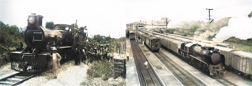 รูปรถไฟสมันก่อน