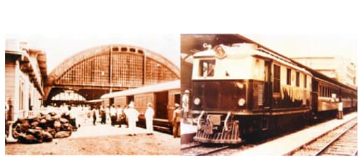 รูปสถานีหัวลำโพงและรถไฟสมัยก่อน