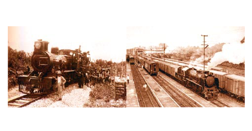 รูปรถไฟสมันก่อน